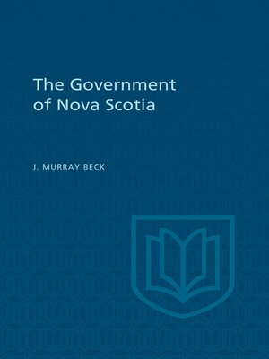 cover image of The Government of Nova Scotia